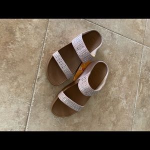 Fitflop Novy Slide Sandals Nude Women’s Sz US 10